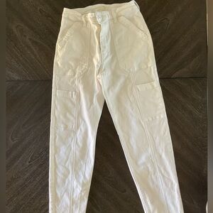 MOTHER Ivory Trousers